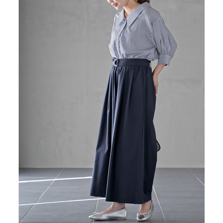 麻混タックワイドパンツ | rps | 詳細画像19 