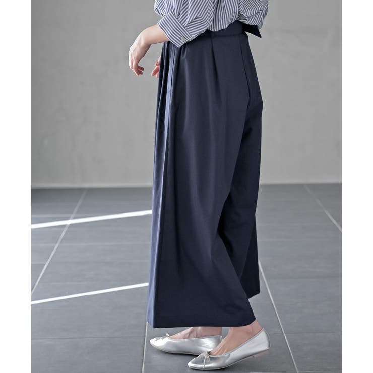 麻混タックワイドパンツ | rps | 詳細画像23 