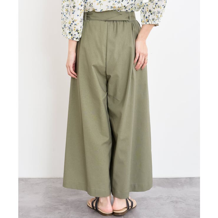 麻混タックワイドパンツ | rps | 詳細画像27 