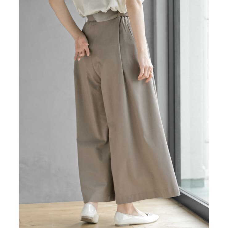 麻混タックワイドパンツ | rps | 詳細画像8 