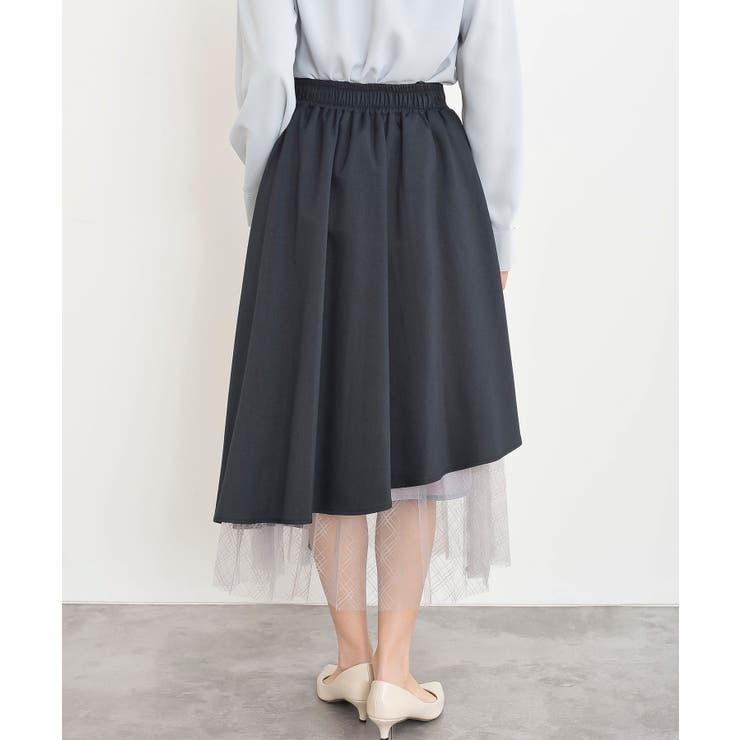 異素材切替ラッフルスカート | rps | 詳細画像21 