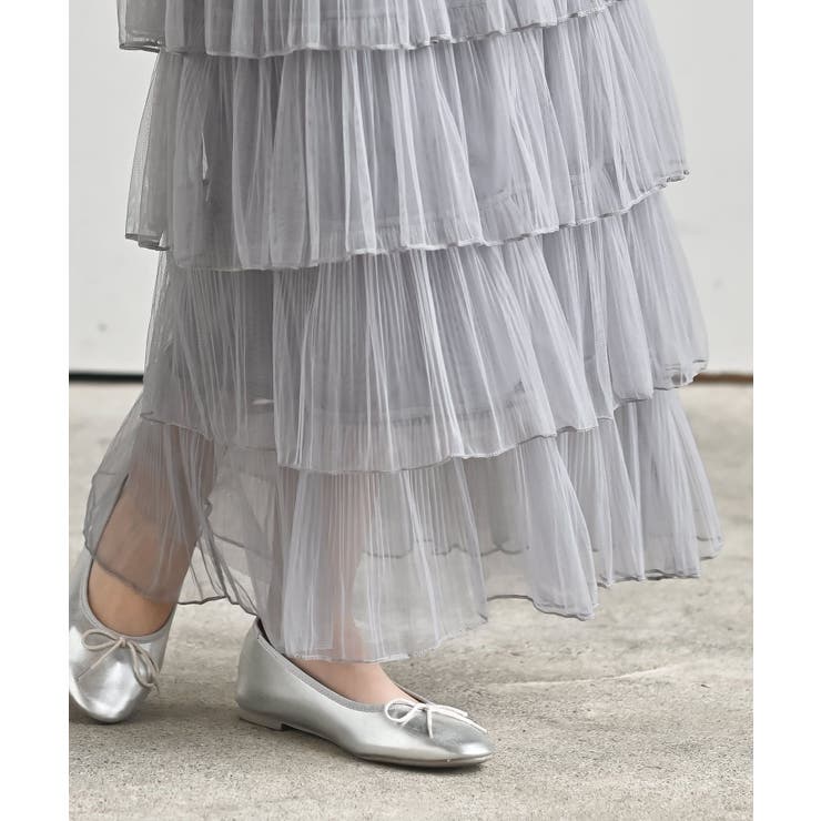 ６段ティアードチュールロングスカート | rps | 詳細画像26 
