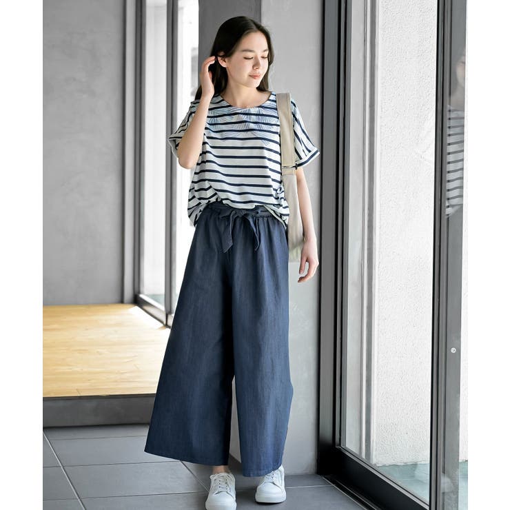 スラブデニムクロプトワイドパンツ | rps | 詳細画像18 