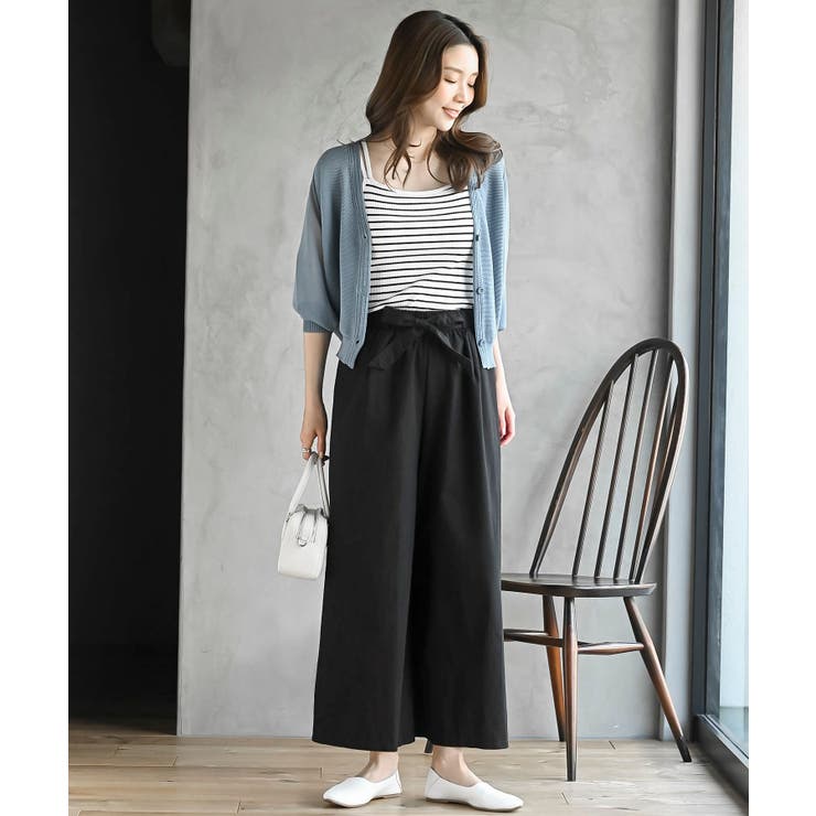 スラブデニムクロプトワイドパンツ | rps | 詳細画像2 