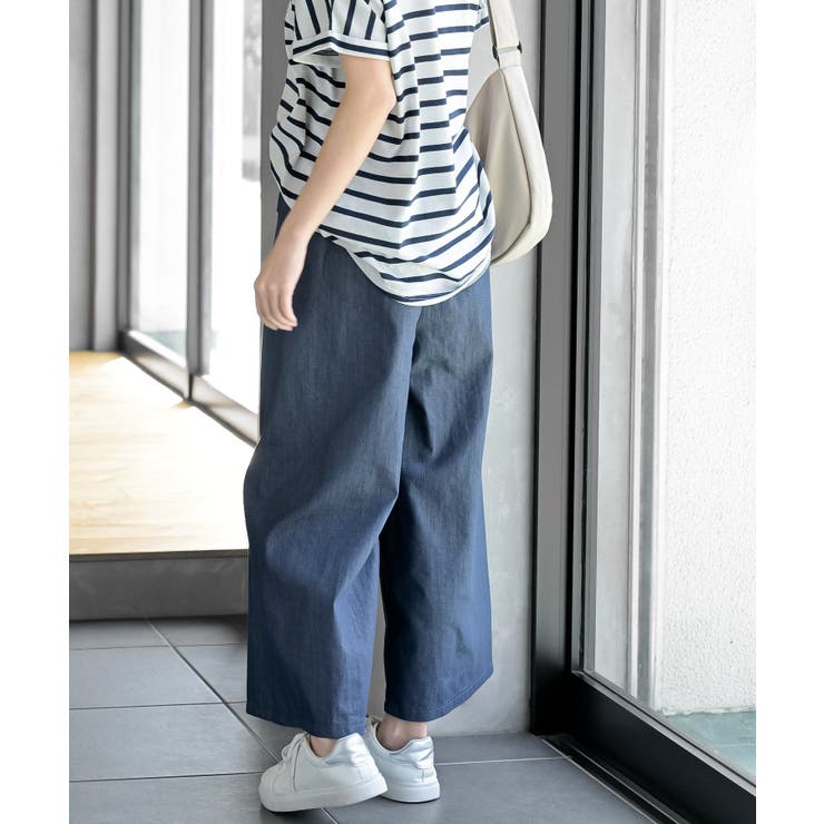 スラブデニムクロプトワイドパンツ | rps | 詳細画像20 