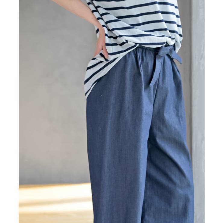 スラブデニムクロプトワイドパンツ | rps | 詳細画像23 