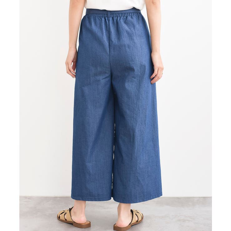 スラブデニムクロプトワイドパンツ | rps | 詳細画像27 