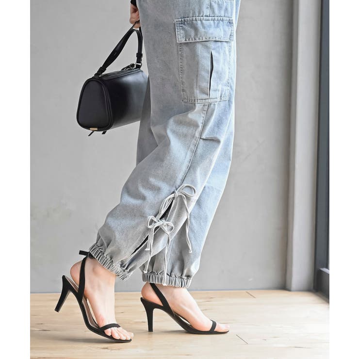 サイドリボンデニムカーゴパンツ | rps | 詳細画像36 