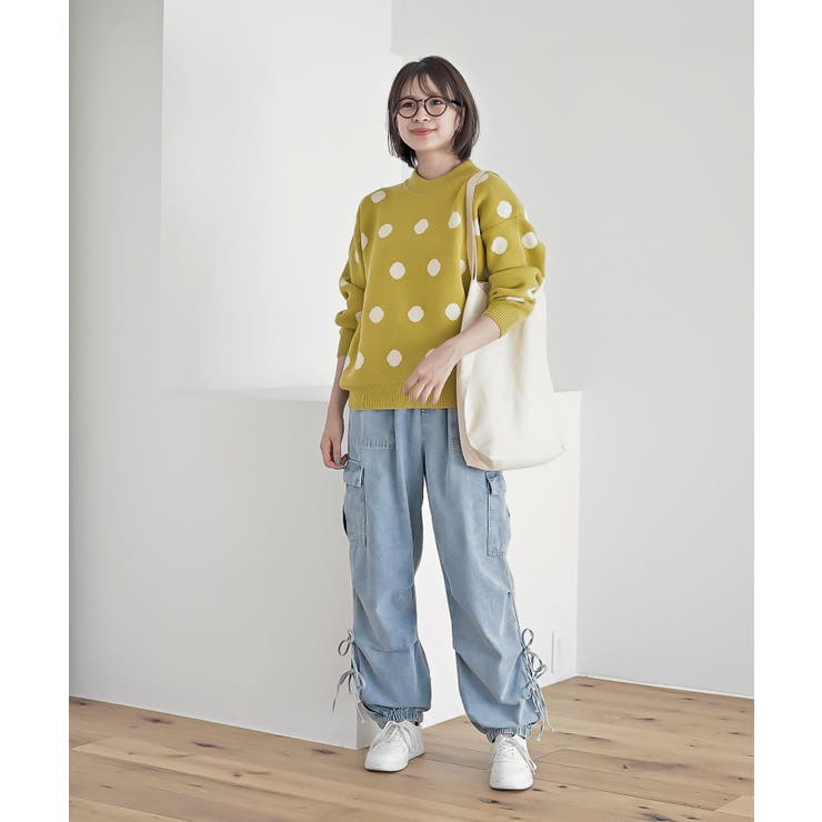 サイドリボンデニムカーゴパンツ | rps | 詳細画像38 