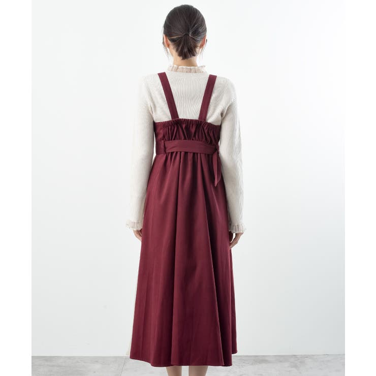 シフォンプリーツ切替Ｓスウェードジャンドレ | rps | 詳細画像27 