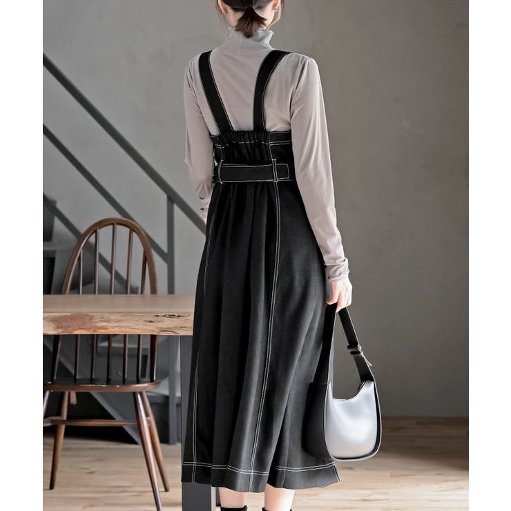 チェックプリーツ切替ジャンドレ | rps | 詳細画像13 