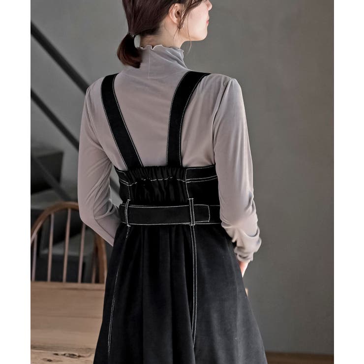 チェックプリーツ切替ジャンドレ | rps | 詳細画像17 