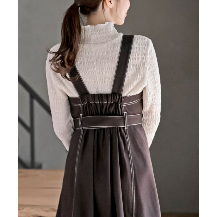 チェックプリーツ切替ジャンドレ | rps | 詳細画像26 