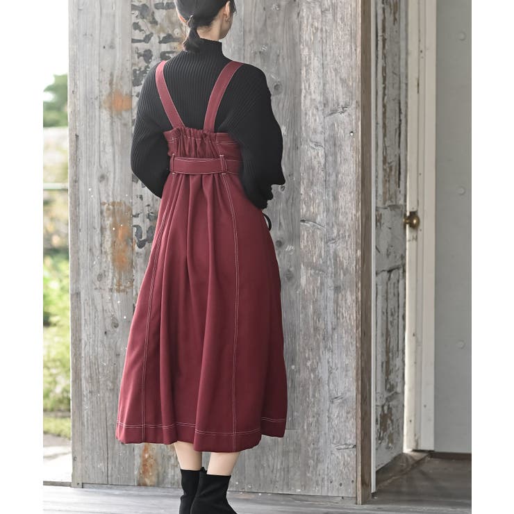 チェックプリーツ切替ジャンドレ | rps | 詳細画像4 