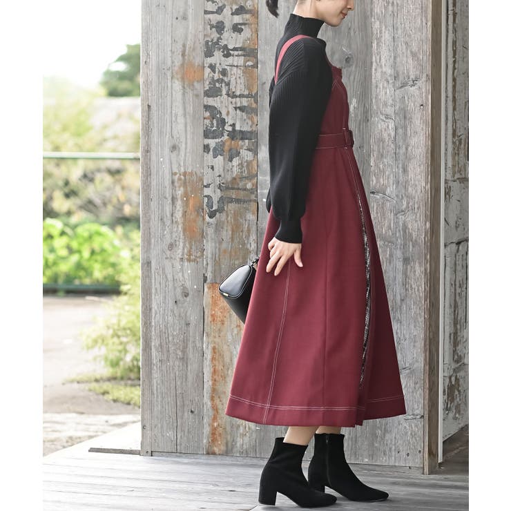 チェックプリーツ切替ジャンドレ | rps | 詳細画像5 