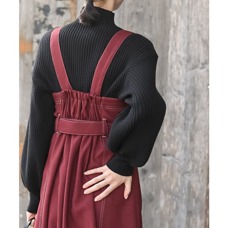 チェックプリーツ切替ジャンドレ | rps | 詳細画像8 