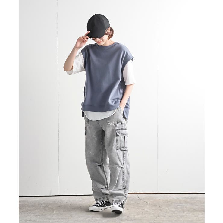ピーズ PEAS カーゴデニムパンツ1434 s-l400.jpg