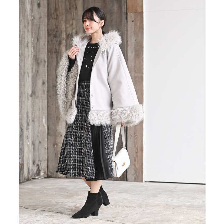 ツィードチェック×プリーツ切替スカート | rps | 詳細画像22 