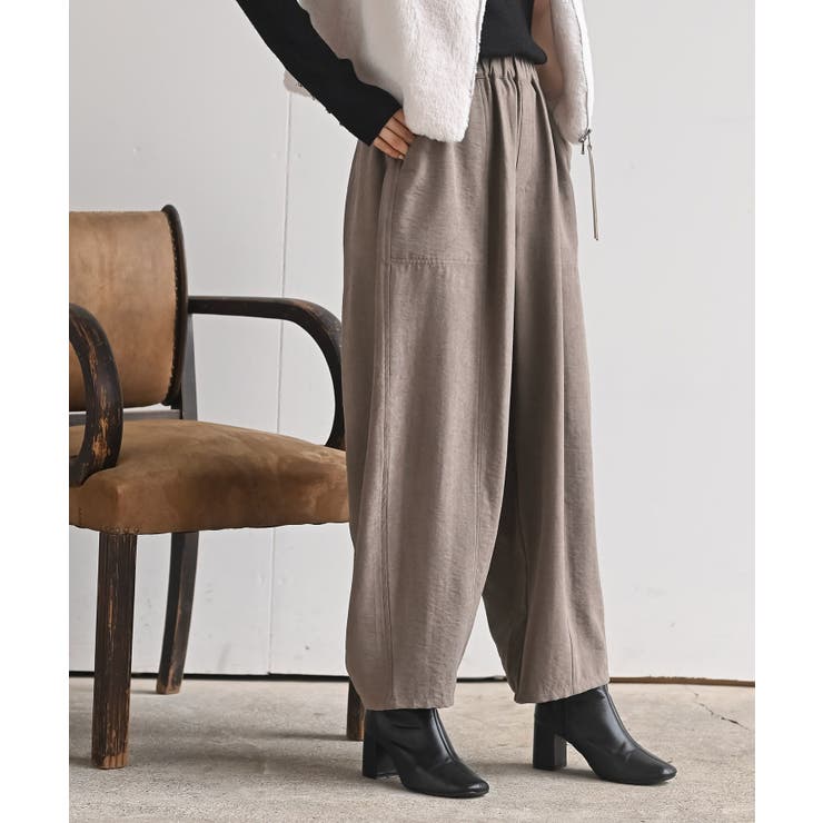 ピーチ起毛コクーンパンツ | rps | 詳細画像1 