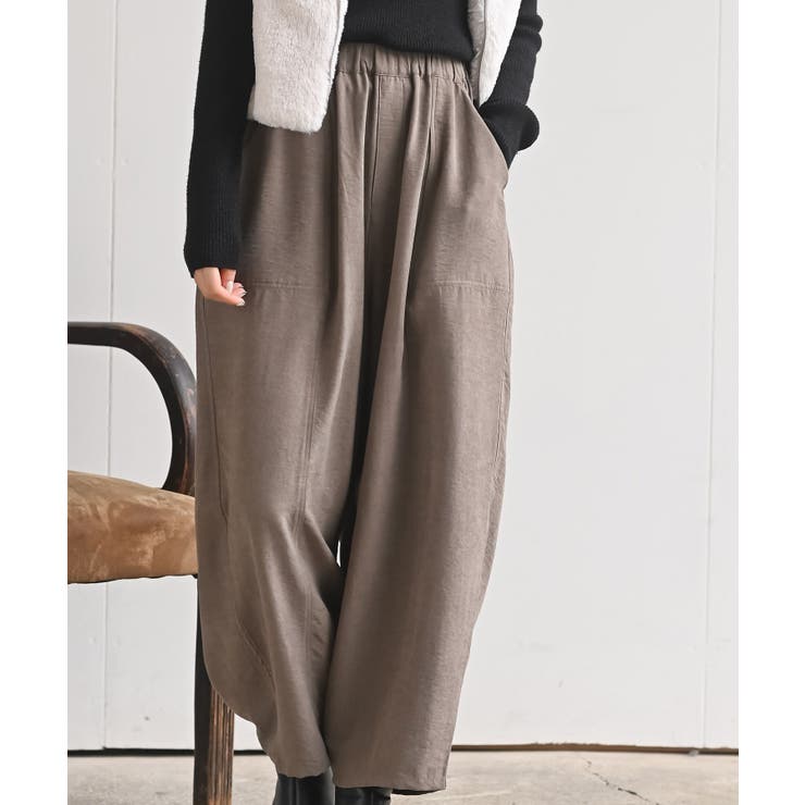 ピーチ起毛コクーンパンツ | rps | 詳細画像15 