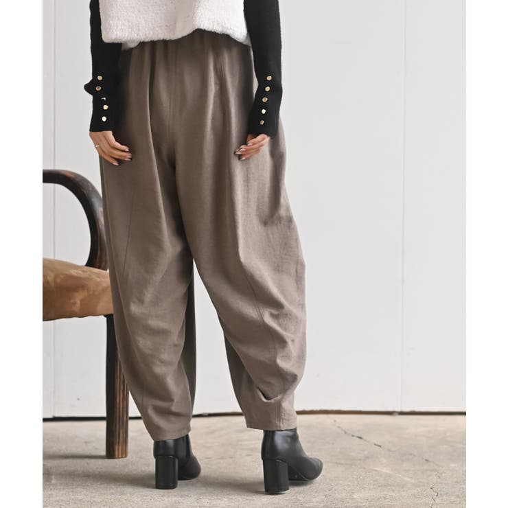 ピーチ起毛コクーンパンツ | rps | 詳細画像17 