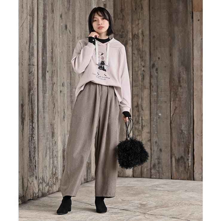 ピーチ起毛コクーンパンツ | rps | 詳細画像19 