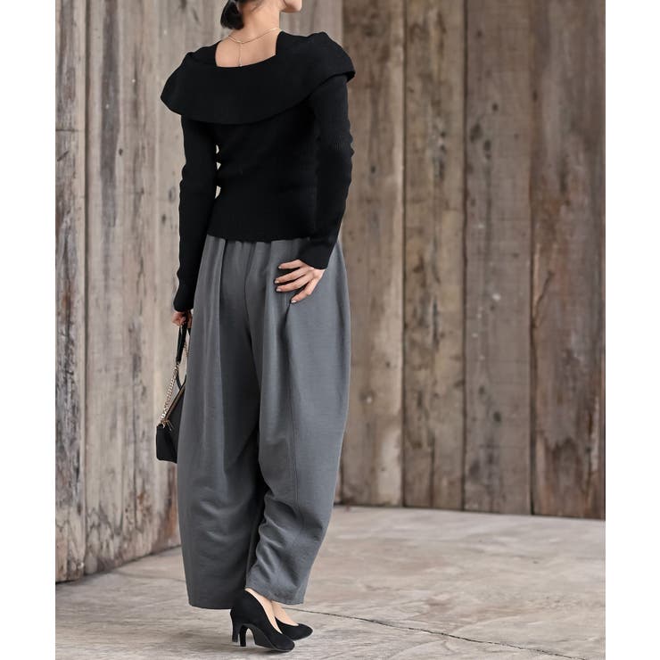 ピーチ起毛コクーンパンツ | rps | 詳細画像22 