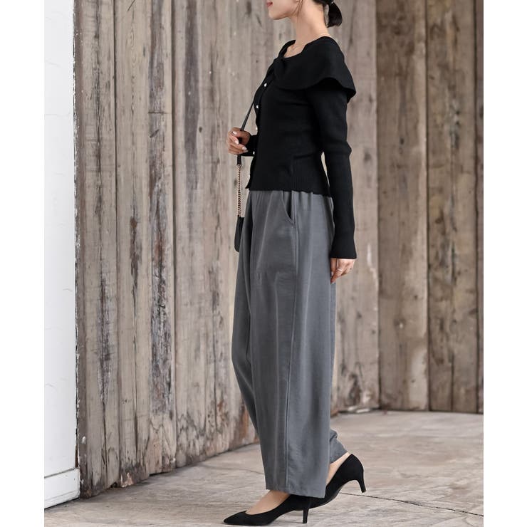 ピーチ起毛コクーンパンツ | rps | 詳細画像23 