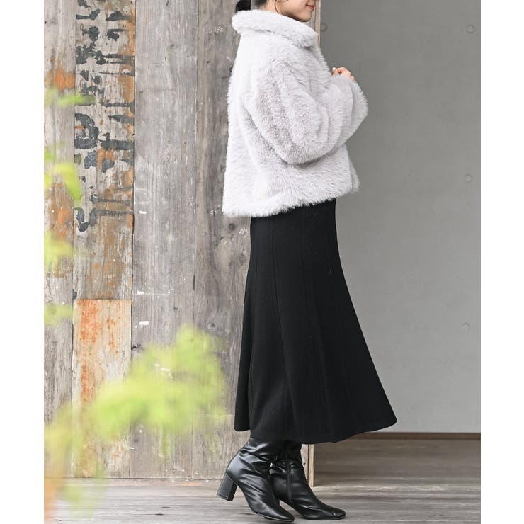 ニット綾柄プリーツスカート | rps | 詳細画像13 