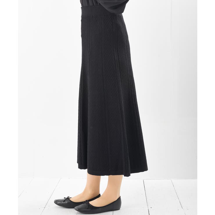 ニット綾柄プリーツスカート | rps | 詳細画像27 