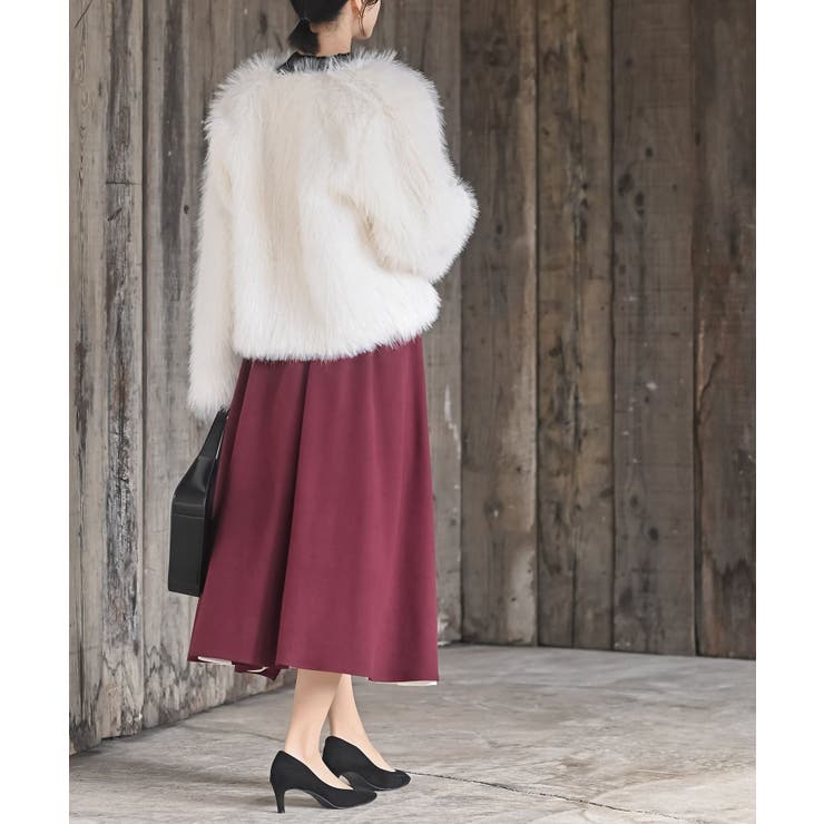 ビット付きラッフルアシメトリー切替スカート | rps | 詳細画像21 