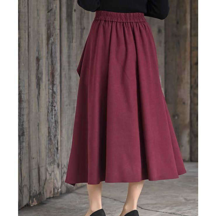 ビット付きラッフルアシメトリー切替スカート | rps | 詳細画像25 