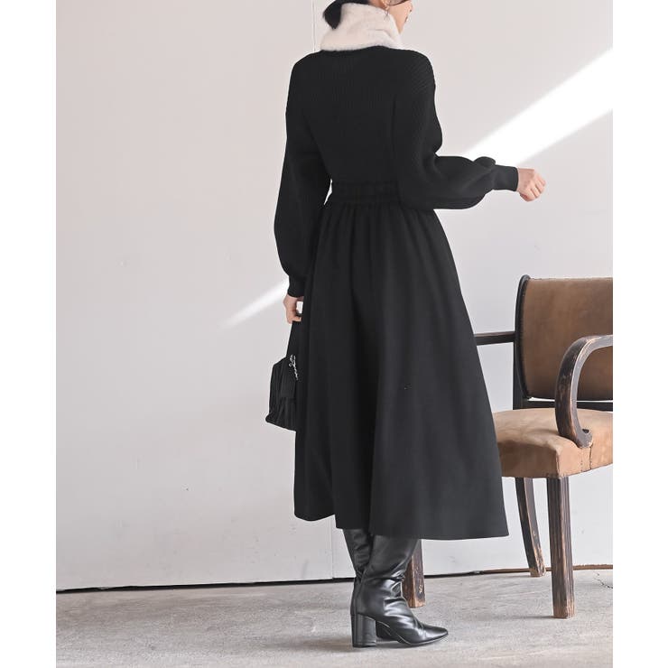 ビット付きラッフルアシメトリー切替スカート | rps | 詳細画像4 