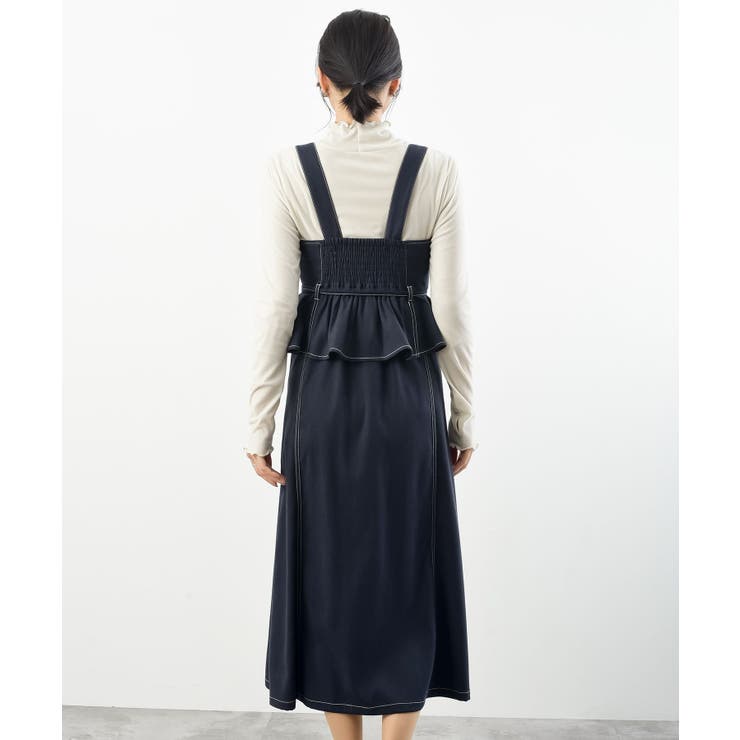 シフォンプリーツ切替セットアップ風ジャンスカ | rps | 詳細画像27 