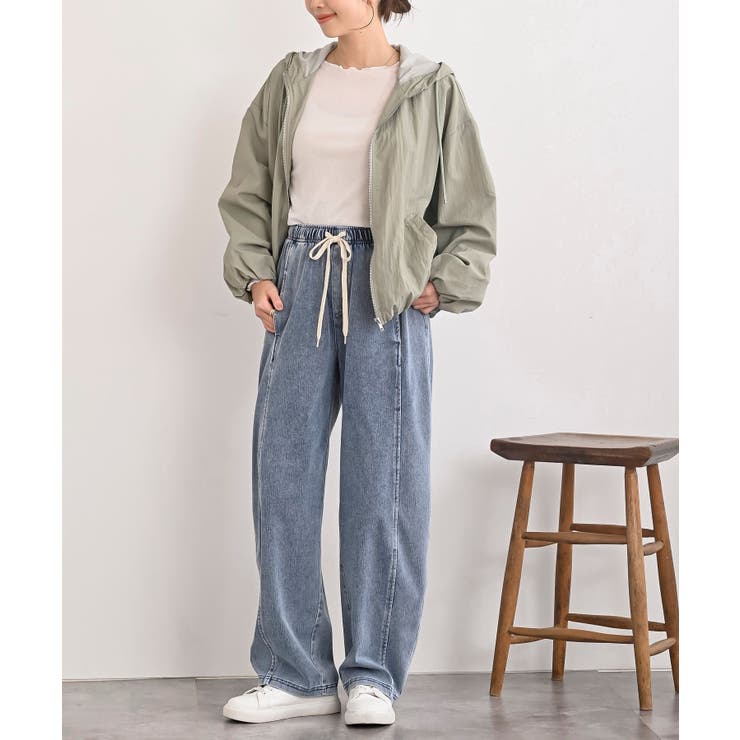 カットデニムイージーパンツ | rps | 詳細画像12 