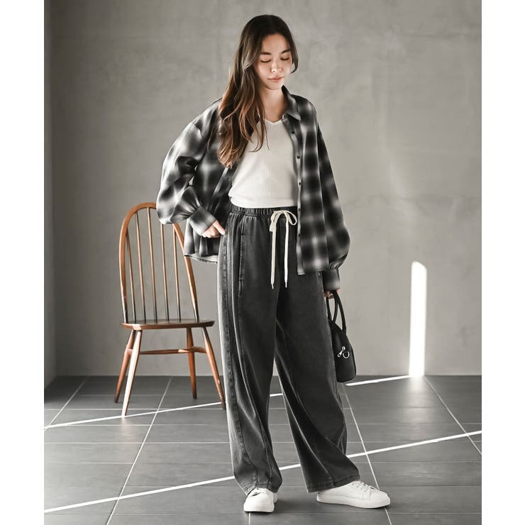 カットデニムイージーパンツ | rps | 詳細画像2 