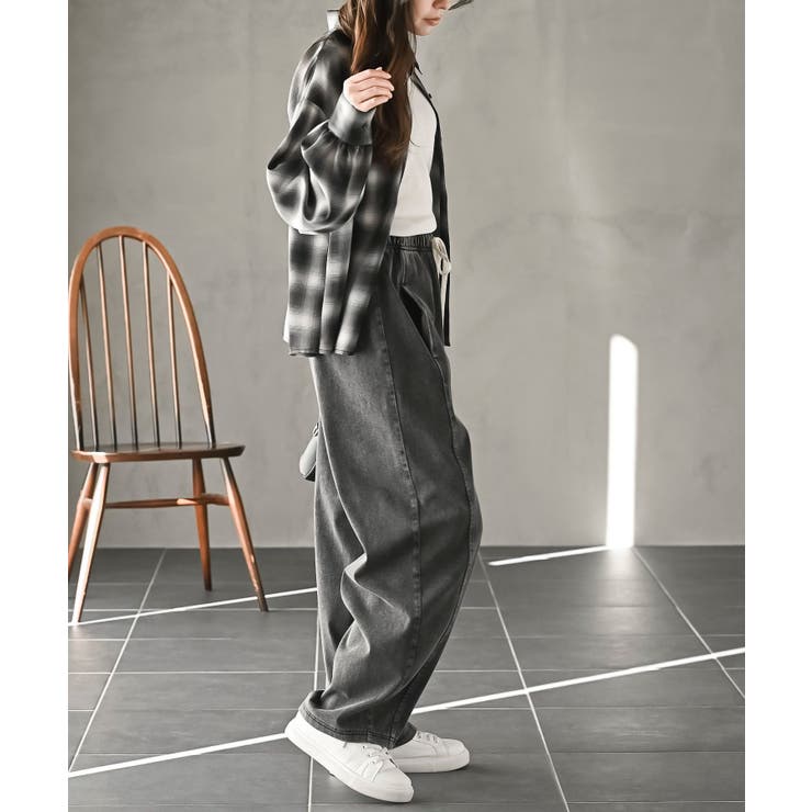 カットデニムイージーパンツ | rps | 詳細画像5 