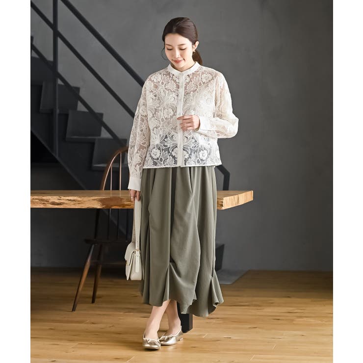 ポリビンテージタックスカート | rps | 詳細画像18 