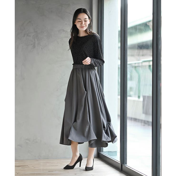 ポリビンテージタックスカート | rps | 詳細画像2 