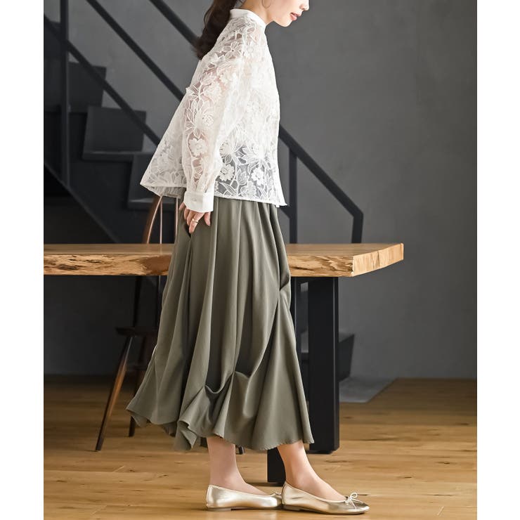 ポリビンテージタックスカート | rps | 詳細画像21 