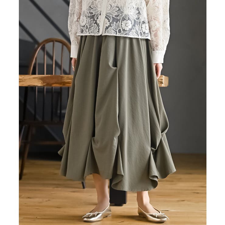 ポリビンテージタックスカート | rps | 詳細画像22 