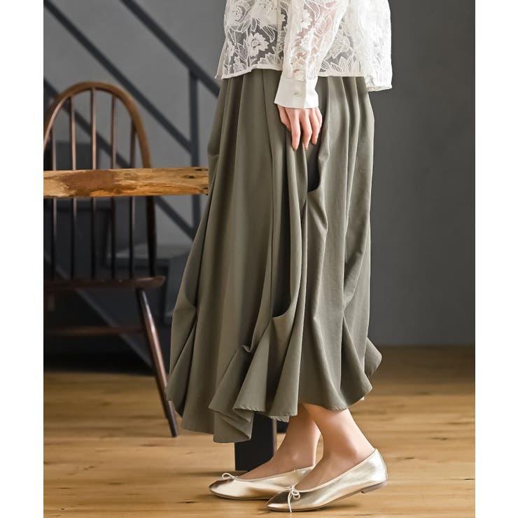 ポリビンテージタックスカート | rps | 詳細画像23 