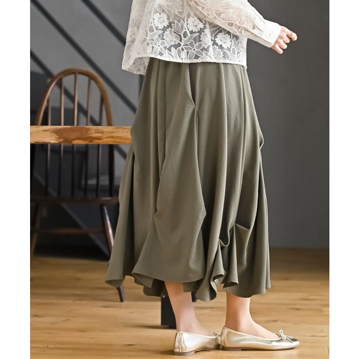 ポリビンテージタックスカート | rps | 詳細画像24 