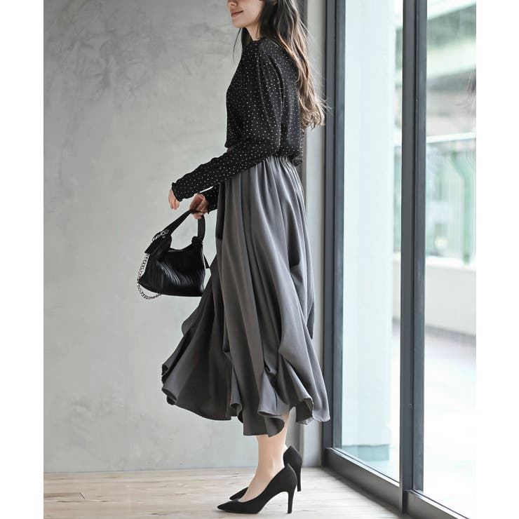 ポリビンテージタックスカート | rps | 詳細画像3 