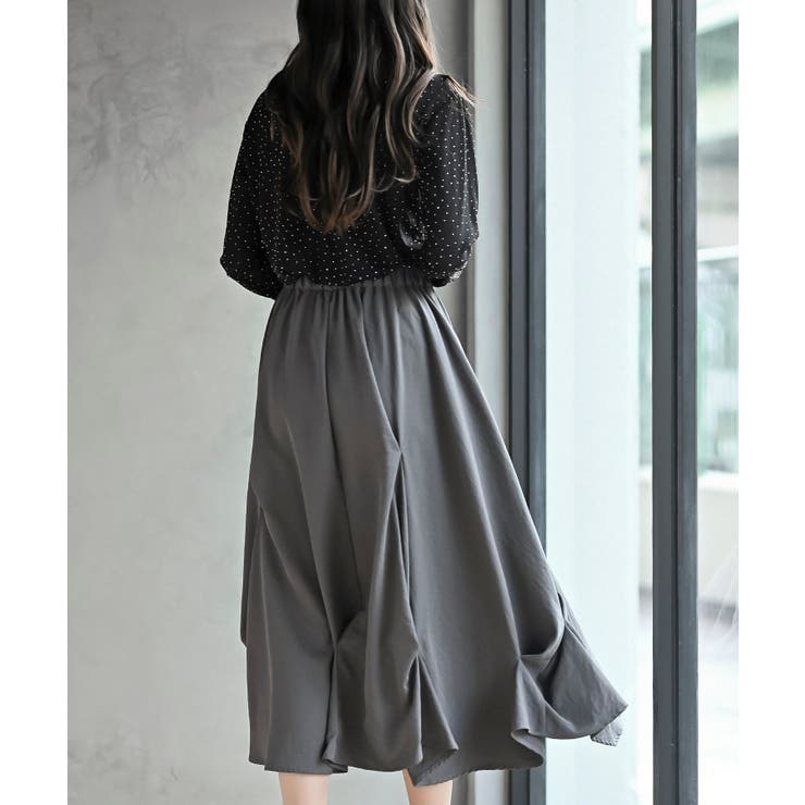 ポリビンテージタックスカート | rps | 詳細画像4 