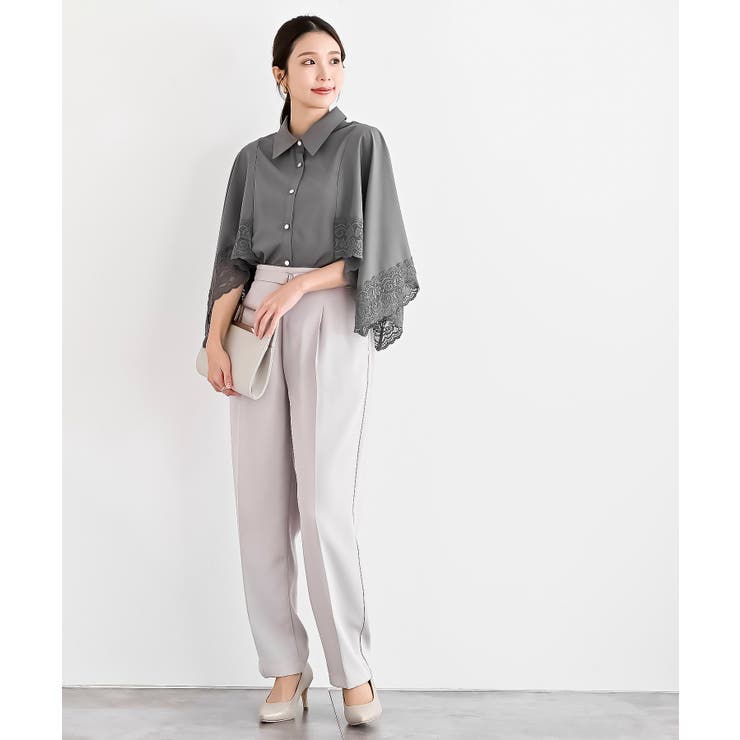 ふちどりレースケープブラウス | rps | 詳細画像16 