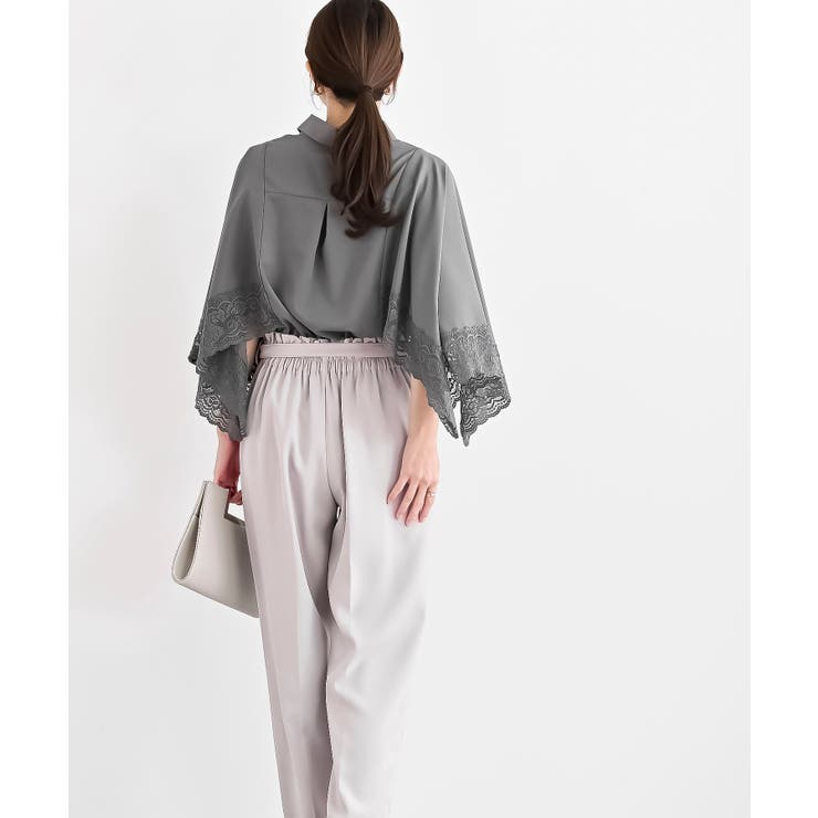 ふちどりレースケープブラウス | rps | 詳細画像18 