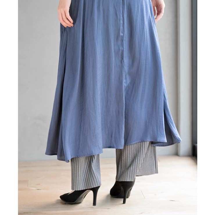 ウ゛ィンテージサテンバンドカラーワンピース | rps | 詳細画像24 