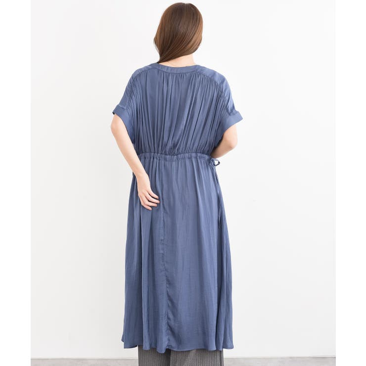 ウ゛ィンテージサテンバンドカラーワンピース | rps | 詳細画像27 