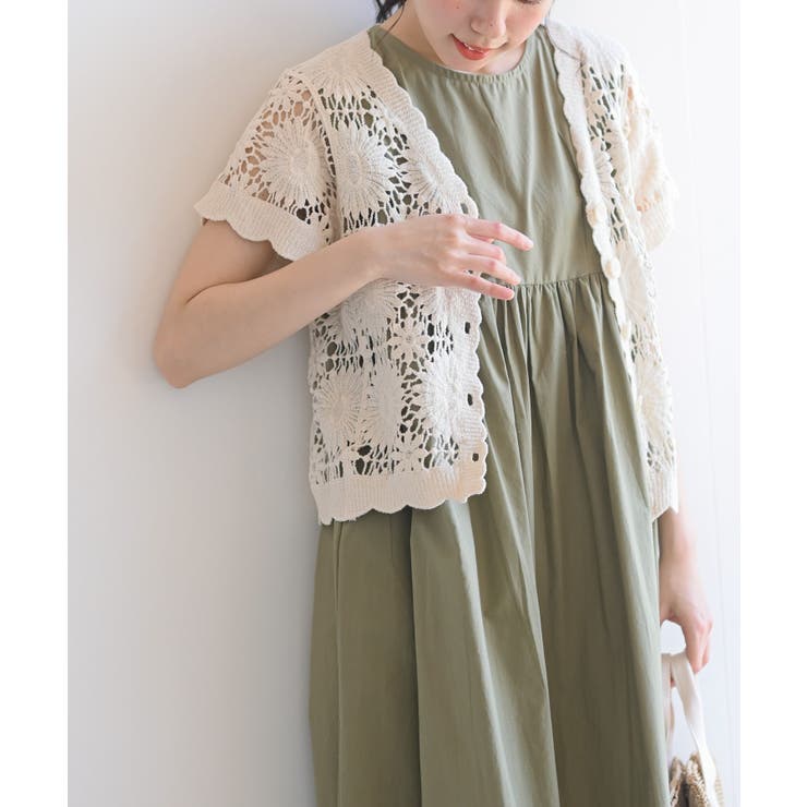 フラワーレースカーディガン 品番 Rpsw Rps アールピーエス のレディースファッション通販 Shoplist ショップリスト